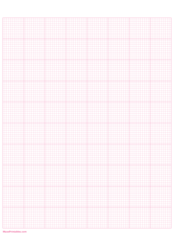 11 Squares Per Inch Pink Graph Paper : A4-sized paper (8.27 x 11.69)