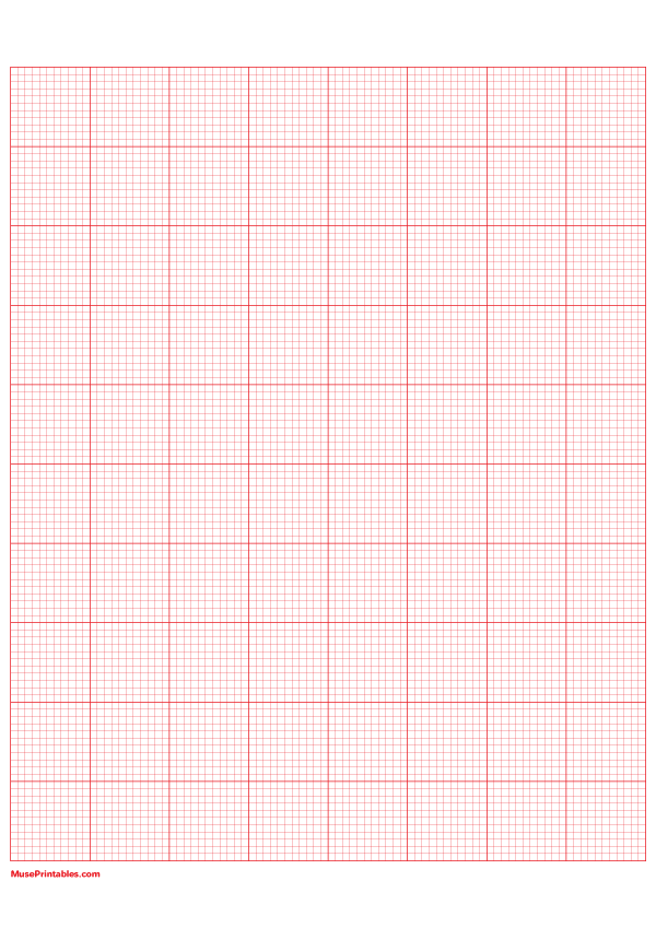 11 Squares Per Inch Red Graph Paper : A4-sized paper (8.27 x 11.69)