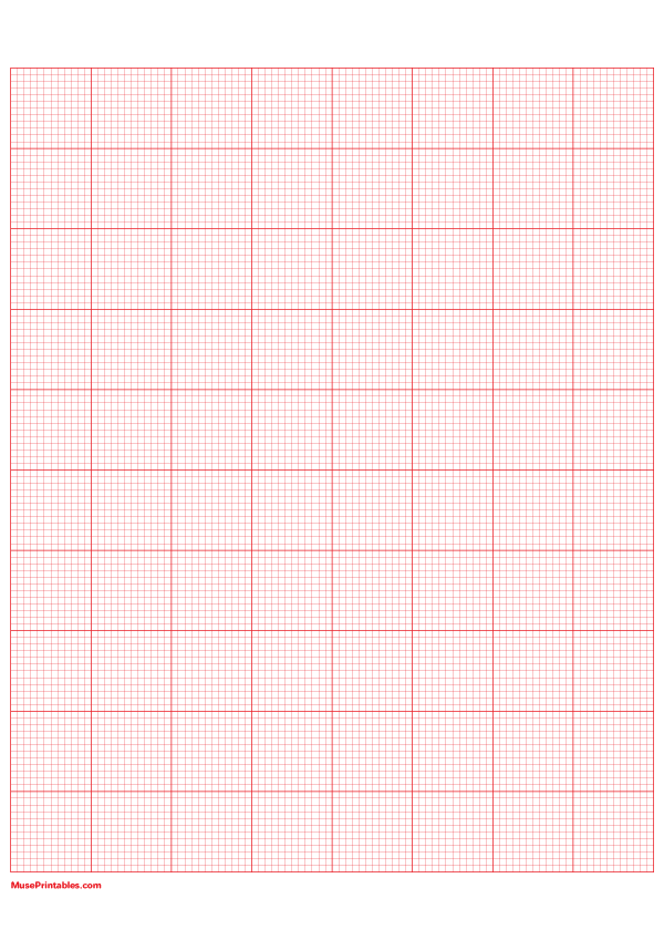 12 Squares Per Inch Red Graph Paper : A4-sized paper (8.27 x 11.69)