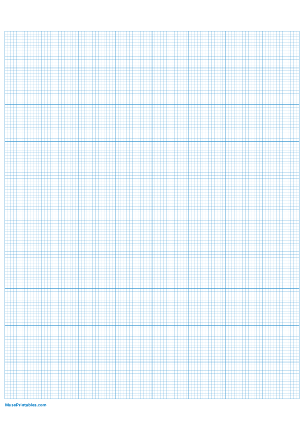 13 Squares Per Inch Blue Graph Paper : A4-sized paper (8.27 x 11.69)