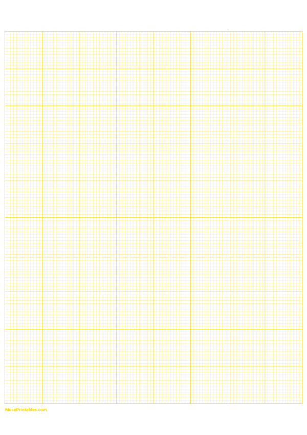 13 Squares Per Inch Yellow Graph Paper : A4-sized paper (8.27 x 11.69)