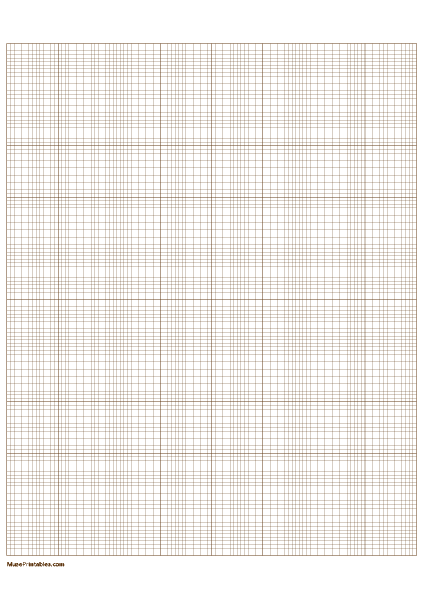 14 Squares Per Inch Brown Graph Paper : A4-sized paper (8.27 x 11.69)