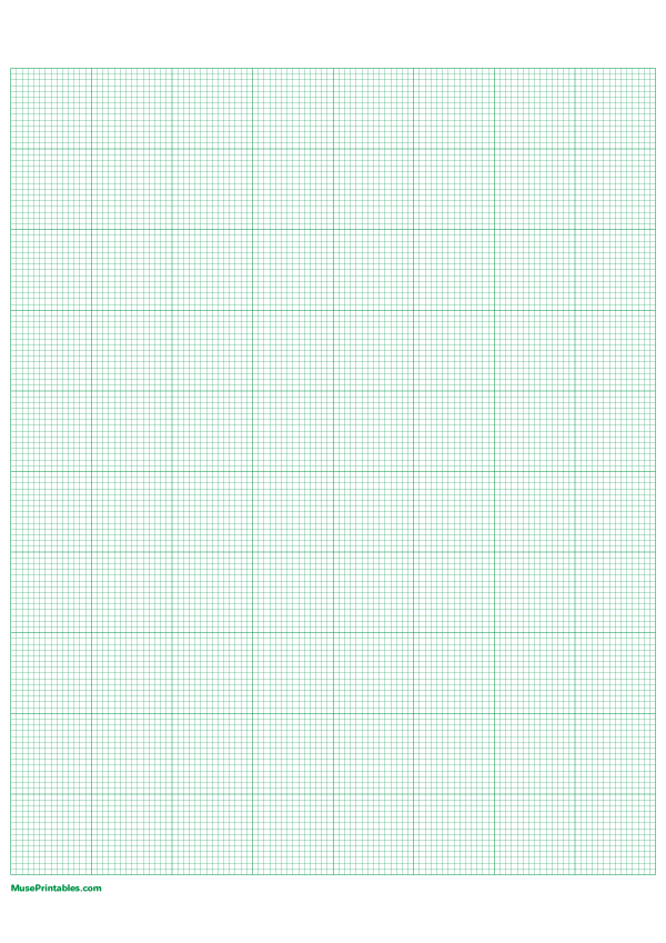 printable 14 squares per inch green graph paper for a4 paper