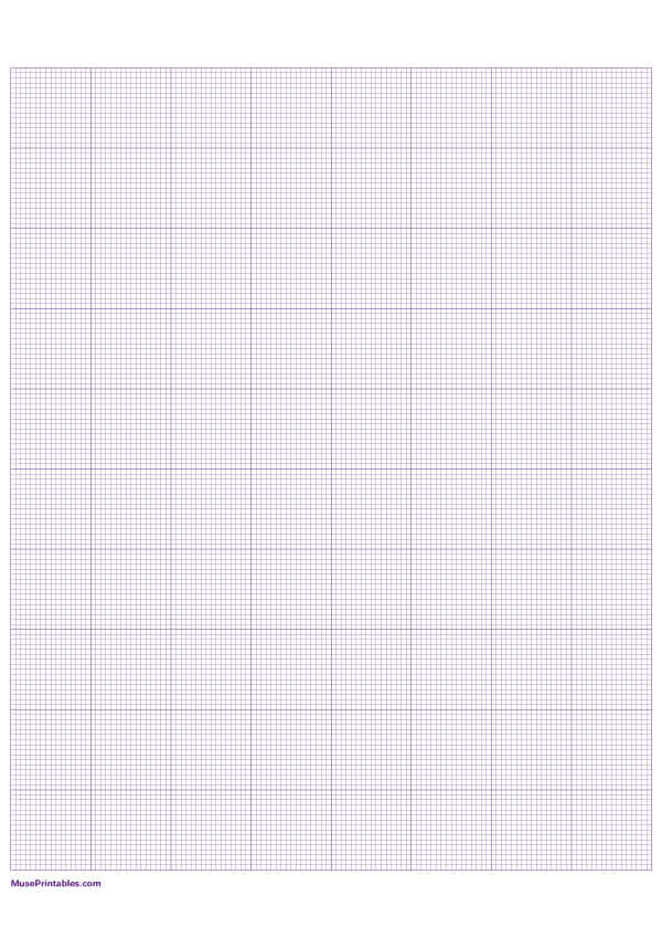 16 Squares Per Inch Purple Graph Paper : A4-sized paper (8.27 x 11.69)