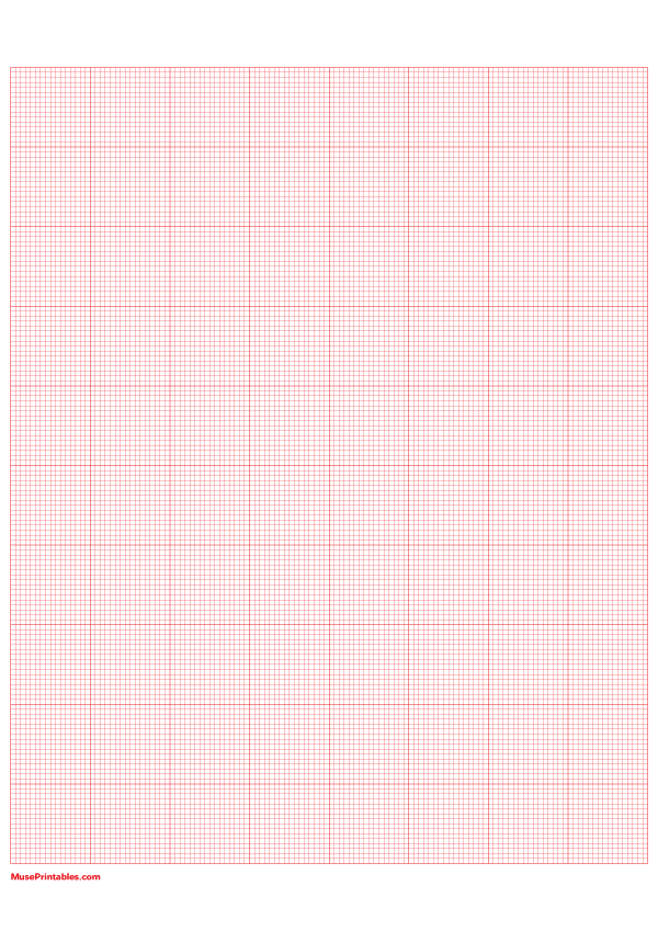 16 Squares Per Inch Red Graph Paper : A4-sized paper (8.27 x 11.69)