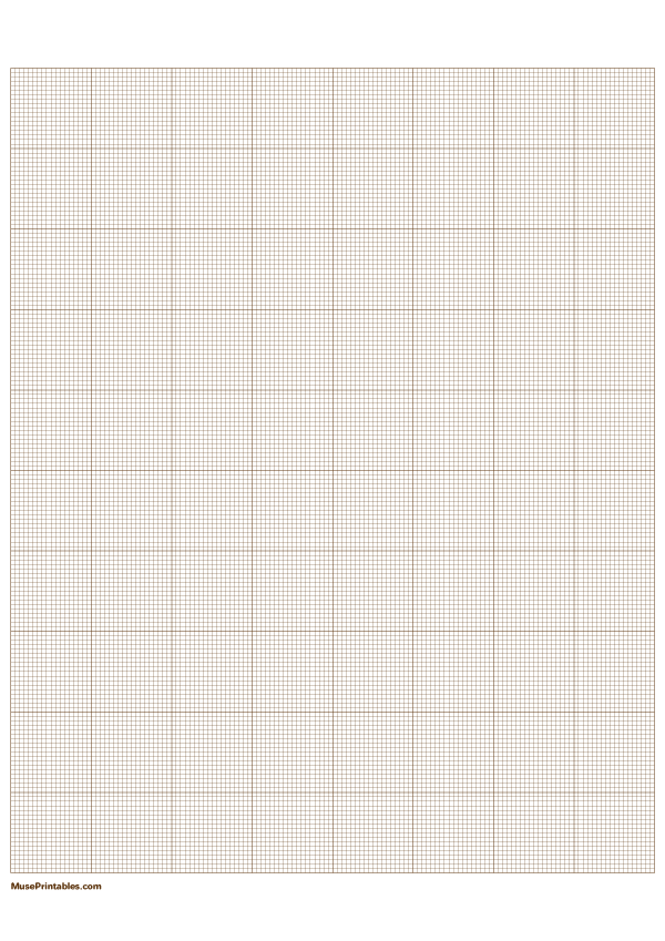 18 Squares Per Inch Brown Graph Paper : A4-sized paper (8.27 x 11.69)