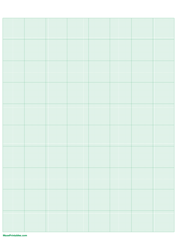 18 Squares Per Inch Green Graph Paper : A4-sized paper (8.27 x 11.69)