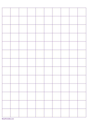 2 cm Purple Graph Paper - A4