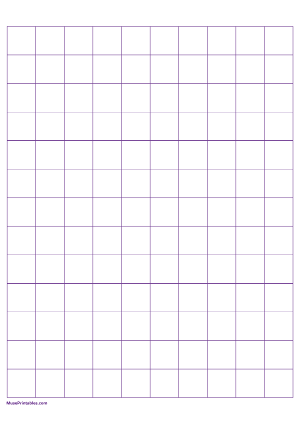 2 cm Purple Graph Paper: A4-sized paper (8.27 x 11.69)