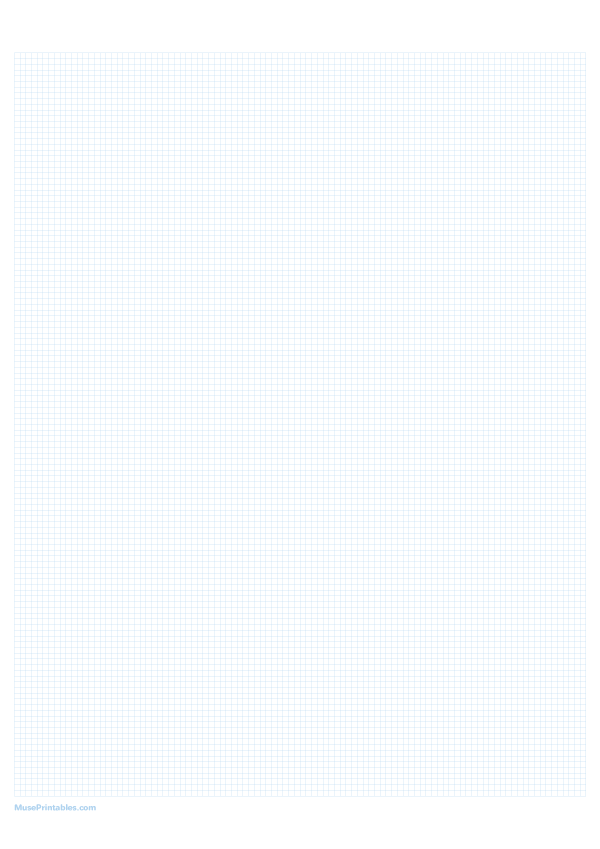 2 mm Light Blue Graph Paper: A4-sized paper (8.27 x 11.69)