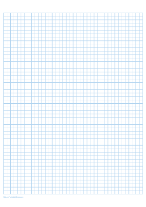 2 Squares Per Centimeter Light Blue Graph Paper  - A4