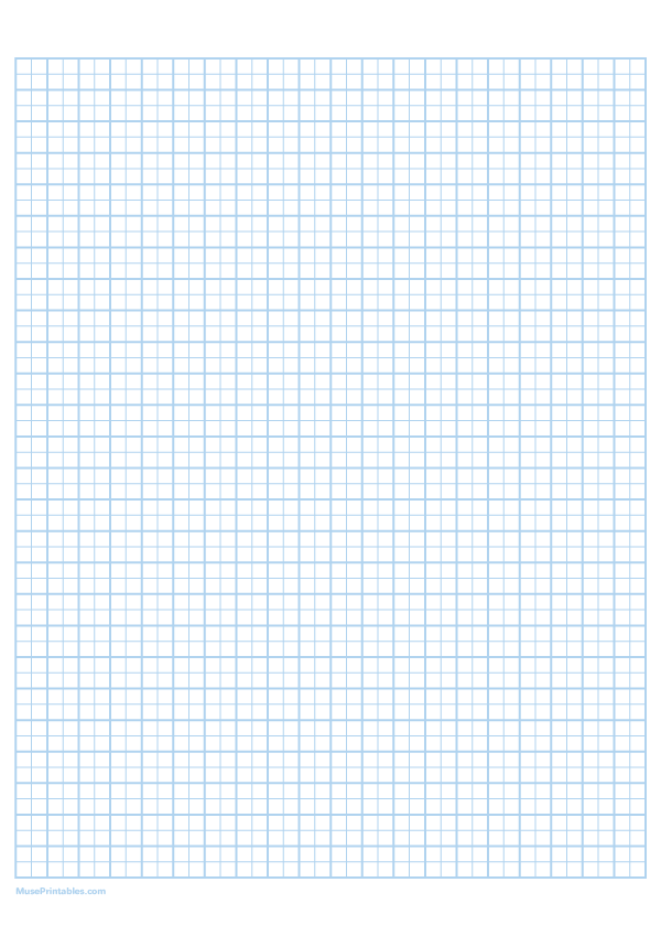2 Squares Per Centimeter Light Blue Graph Paper : A4-sized paper (8.27 x 11.69)