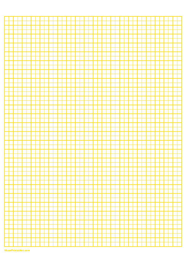 2 Squares Per Centimeter Yellow Graph Paper : A4-sized paper (8.27 x 11.69)
