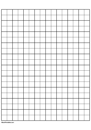 2 Squares Per Inch Black Graph Paper  - A4