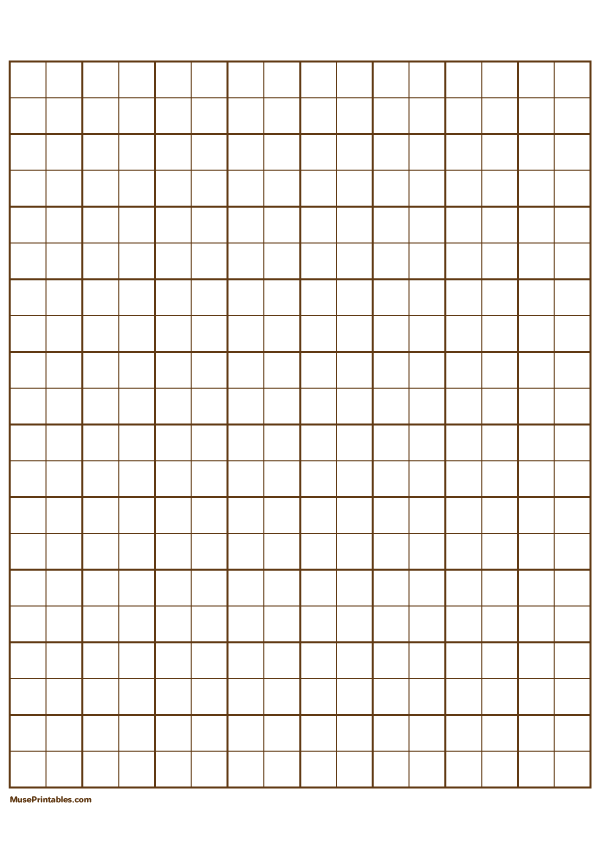 2 Squares Per Inch Brown Graph Paper : A4-sized paper (8.27 x 11.69)