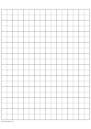 2 Squares Per Inch Gray Graph Paper  - A4
