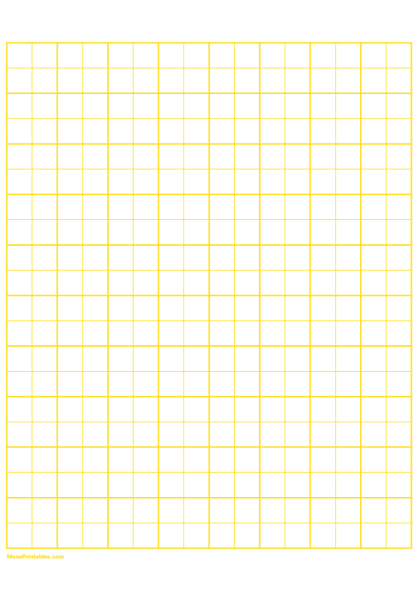 2 Squares Per Inch Yellow Graph Paper : A4-sized paper (8.27 x 11.69)