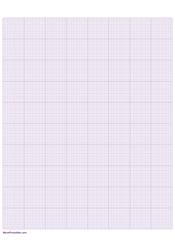 20 Squares Per Inch Purple Graph Paper : A4-sized paper (8.27 x 11.69)