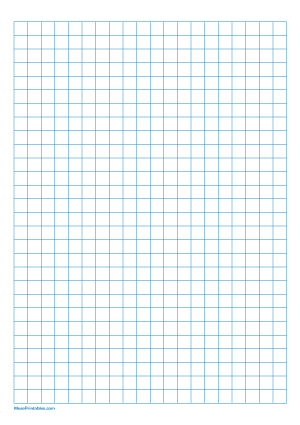3/8 Inch Blue Graph Paper - A4