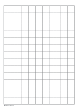 3/8 Inch Gray Graph Paper - A4