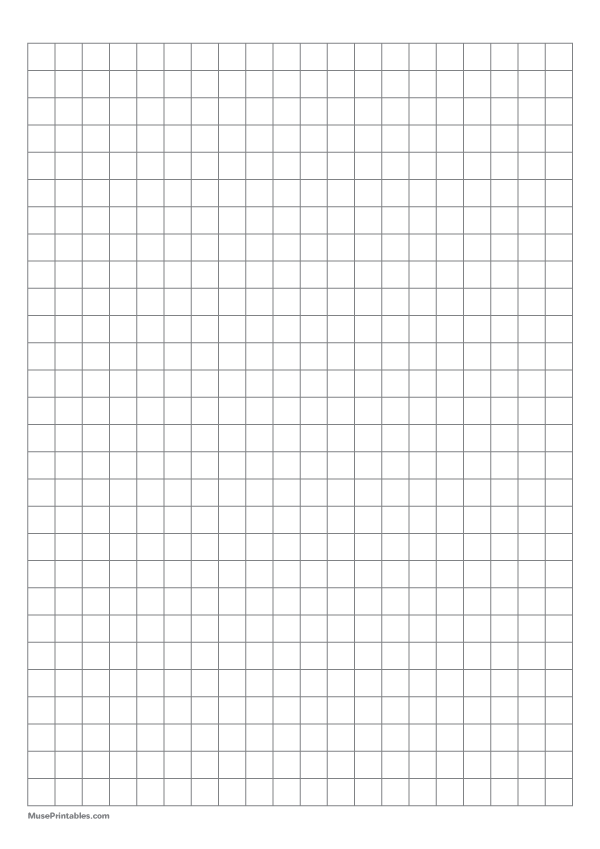 3/8 Inch Gray Graph Paper: A4-sized paper (8.27 x 11.69)