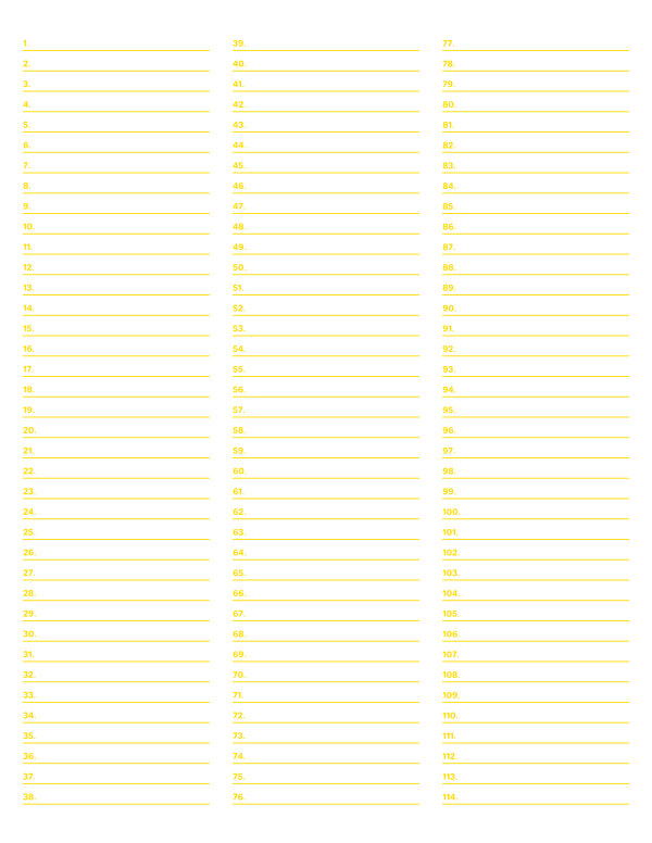 Printable Landscape Yellow Lined Paper Narrow Ruled for Letter Paper