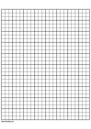3 Squares Per Inch Black Graph Paper  - A4