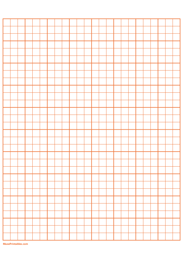 3 Squares Per Inch Orange Graph Paper : A4-sized paper (8.27 x 11.69)