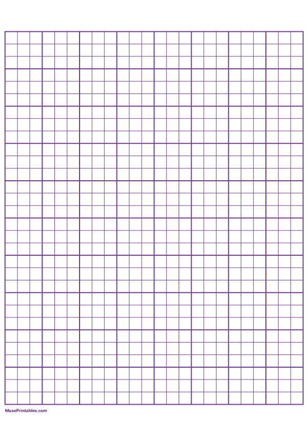 3 Squares Per Inch Purple Graph Paper : A4-sized paper (8.27 x 11.69)