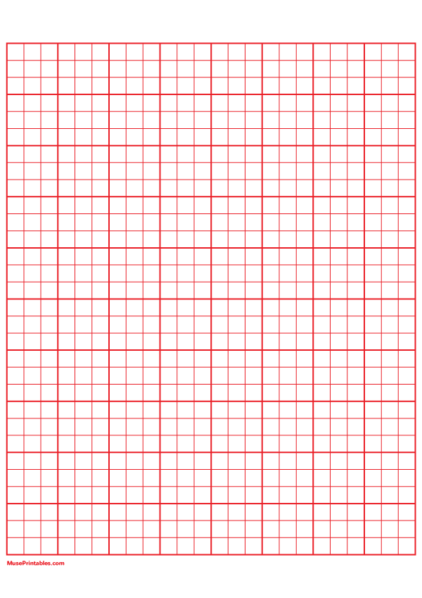 3 Squares Per Inch Red Graph Paper : A4-sized paper (8.27 x 11.69)