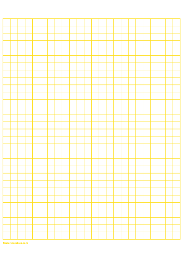3 Squares Per Inch Yellow Graph Paper : A4-sized paper (8.27 x 11.69)