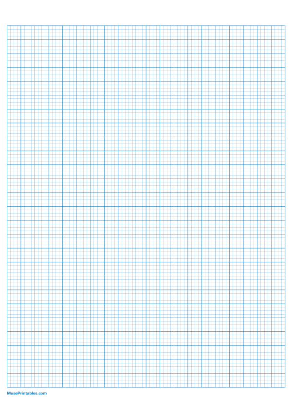 4 Squares Per Centimeter Blue Graph Paper : A4-sized paper (8.27 x 11.69)