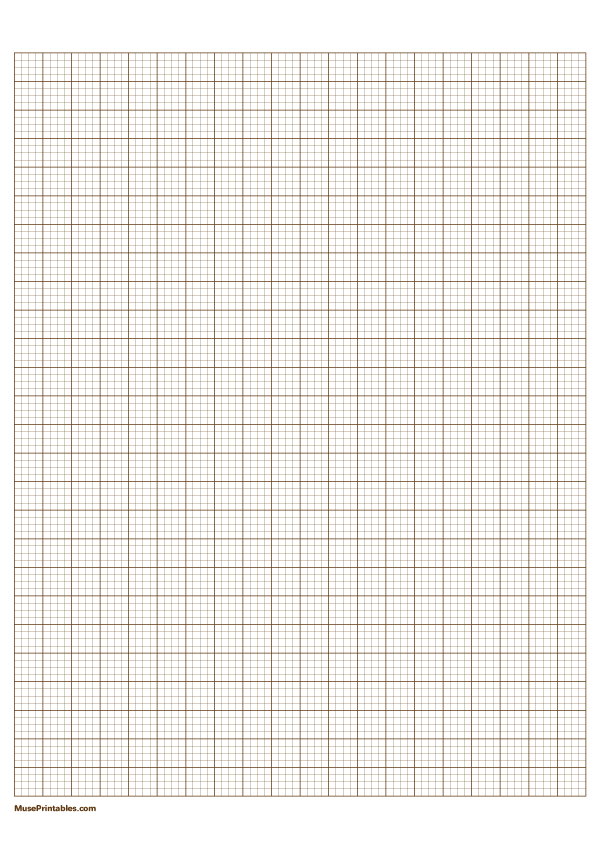4 Squares Per Centimeter Brown Graph Paper : A4-sized paper (8.27 x 11.69)