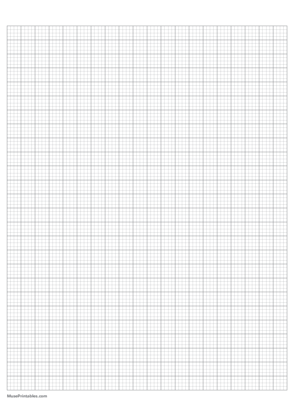 4 Squares Per Centimeter Gray Graph Paper : A4-sized paper (8.27 x 11.69)