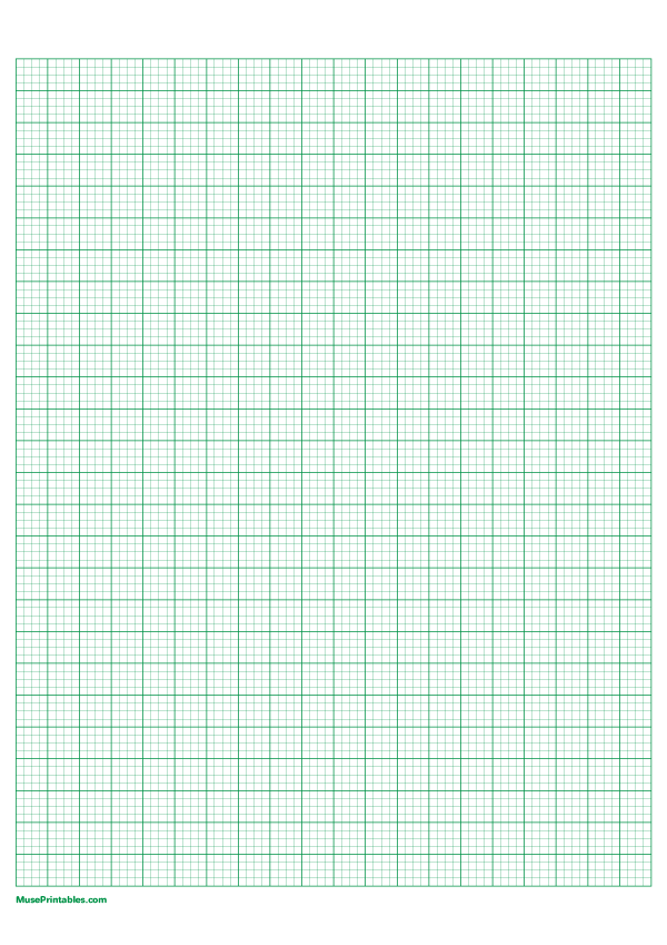 4 Squares Per Centimeter Green Graph Paper : A4-sized paper (8.27 x 11.69)