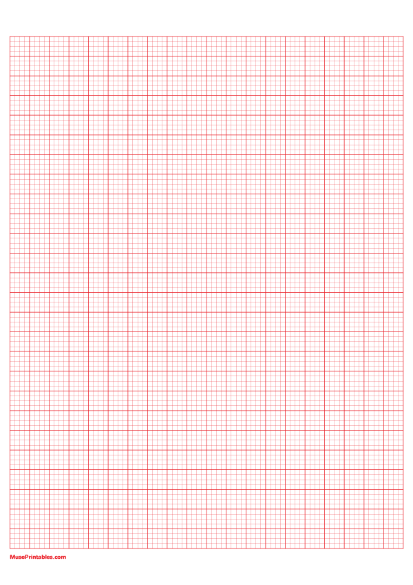 4 Squares Per Centimeter Red Graph Paper : A4-sized paper (8.27 x 11.69)