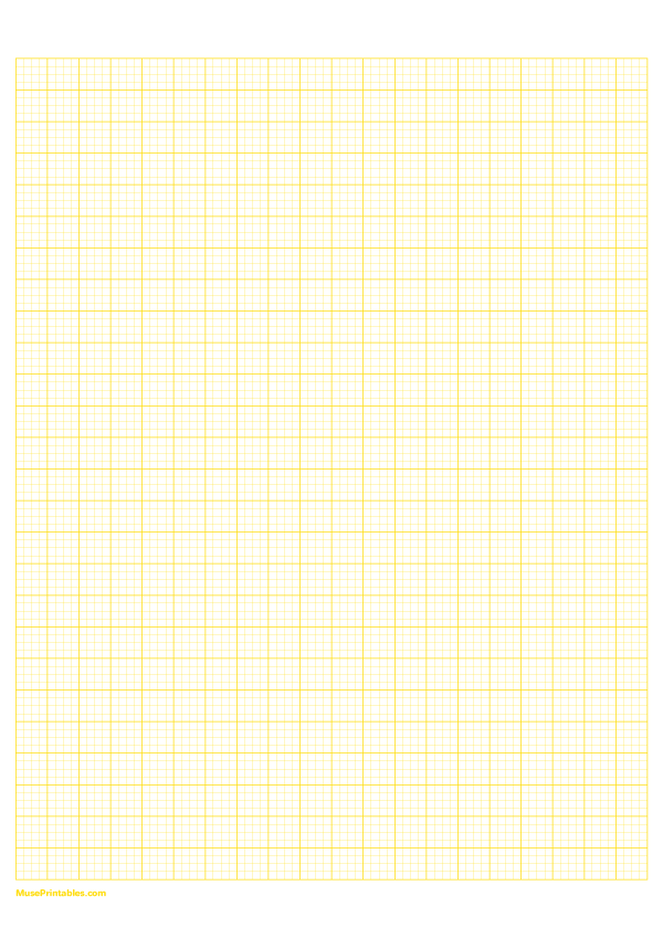 4 Squares Per Centimeter Yellow Graph Paper : A4-sized paper (8.27 x 11.69)