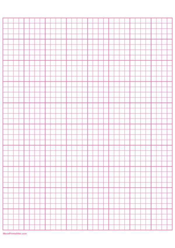 4 Squares Per Inch Pink Graph Paper : A4-sized paper (8.27 x 11.69)