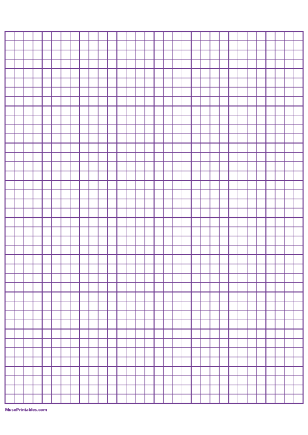 4 Squares Per Inch Purple Graph Paper : A4-sized paper (8.27 x 11.69)