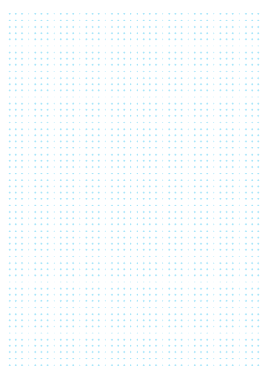 5 mm Blue Cross Grid Paper  - A4