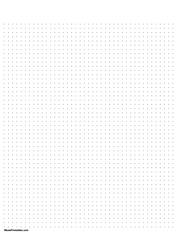 Download Printable Dot Grid Paper with 5 mm spacing PDF