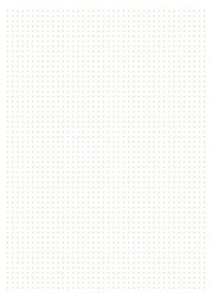 5 mm Green Cross Grid Paper  - A4