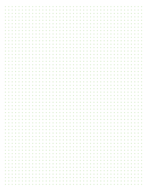 5 mm Green Cross Grid Paper  - Letter