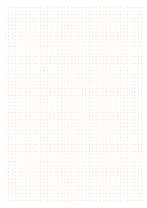 5 mm Orange Cross Grid Paper  - A4