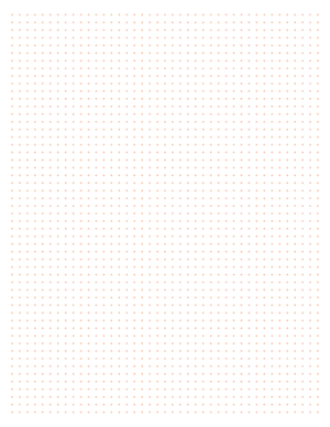 5 mm Orange Cross Grid Paper  - Letter