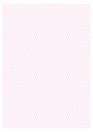 5 mm Pink Diamond Graph Paper  - A4