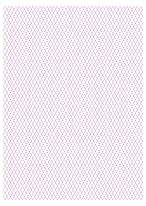 5 mm Purple Diamond Graph Paper  - A4