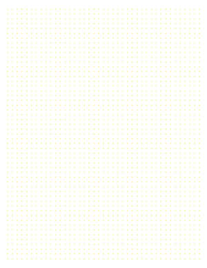 5 mm Yellow Cross Grid Paper  - Letter