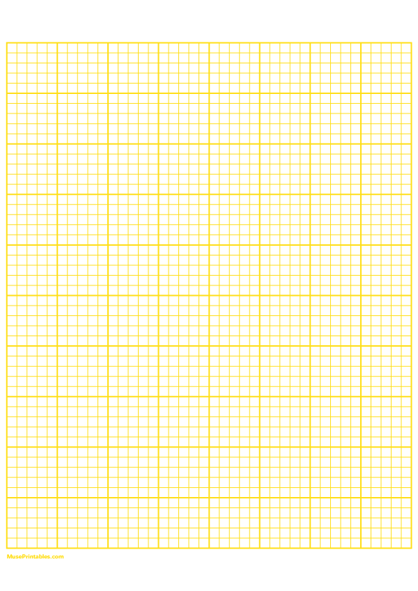 5 Squares Per Inch Yellow Graph Paper : A4-sized paper (8.27 x 11.69)