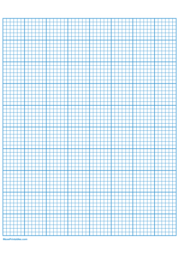 6 Squares Per Inch Blue Graph Paper : A4-sized paper (8.27 x 11.69)